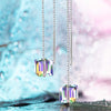 Aurora Borealis Swarovski Elements Dangling Earrings in 18K White Gold, earr, Golden NYC Jewelry, Golden NYC Jewelry  jewelryjewelry deals, swarovski crystal jewelry, groupon jewelry,, jewelry for mom,