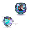 The Northern Lights Aurora B Changing Colors Stud 18K White Gold Plated