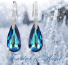 Bermuda Blue Stone Drop Earring