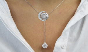 Engraved To The Moon And Back Y Necklace, Necklaces, Golden NYC Jewelry, Golden NYC Jewelry  jewelryjewelry deals, swarovski crystal jewelry, groupon jewelry,, jewelry for mom, 