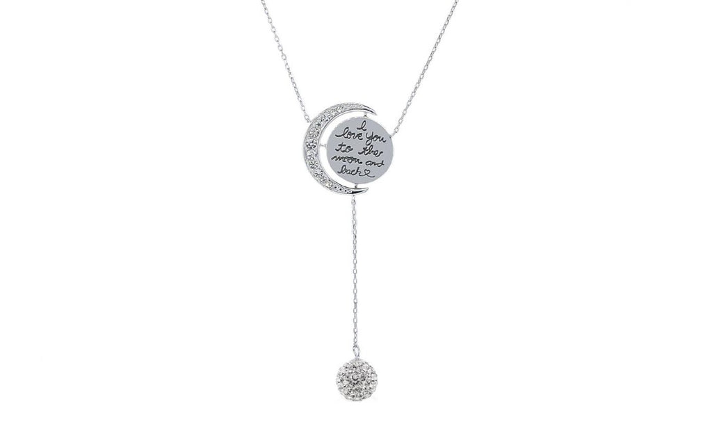 Engraved To The Moon And Back Y Necklace, Necklaces, Golden NYC Jewelry, Golden NYC Jewelry  jewelryjewelry deals, swarovski crystal jewelry, groupon jewelry,, jewelry for mom, 