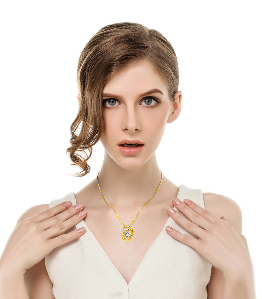 Mother's Day I Love You To The Moon & Back Swarovski Elements Necklace & Gift Box