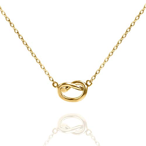 Trendy Twist Necklace 18"  - 14K Gold Plated