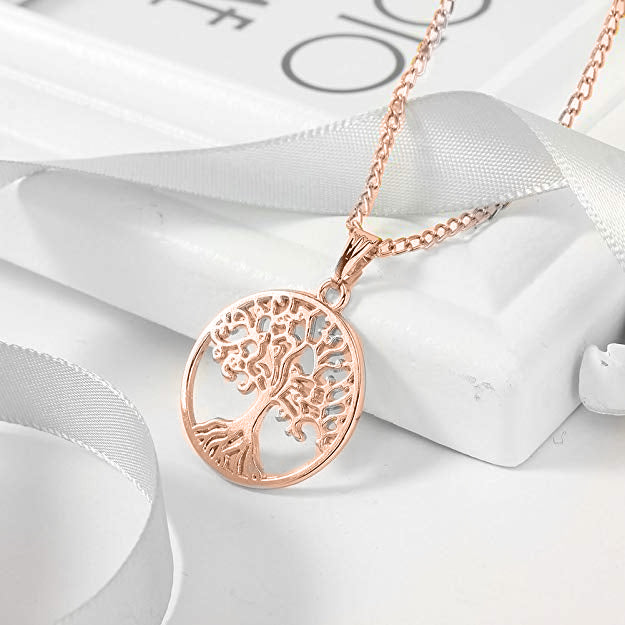 Classic Mother of Tree of Life Necklace in 18K Gold Plated ( 3 Options Available)