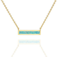 Bohemian Design Opal Bar Necklace in 18K Gold - 2 Styles, , Golden NYC Jewelry, Golden NYC Jewelry jewelryjewelry deals, swarovski crystal jewelry, groupon jewelry,, jewelry for mom,