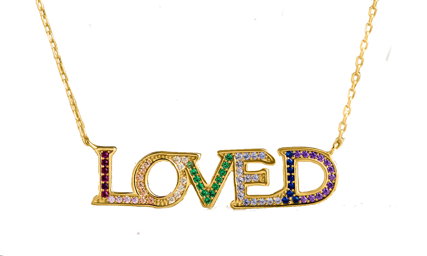 18K Gold Plated Rainbow Swarovski Elements Pendant Necklace, , Golden NYC Jewelry, Golden NYC Jewelry jewelryjewelry deals, swarovski crystal jewelry, groupon jewelry,, jewelry for mom,