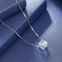3 Piece Aurora Borilles Set With Crystals in 18K White Gold Plated