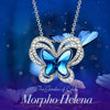 Blue Topaz Butterfly Necklace