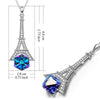 Eiffel Tower Pave Necklace