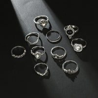 With Swarovski Crystals 18K White Gold Plated Ring