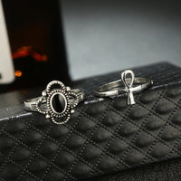 With Swarovski Crystals 18K White Gold Plated Ring