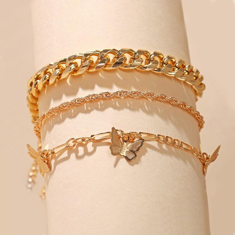 Butterfly Bracelet, 18KT Gold Jewellery, Baby Jewellery
