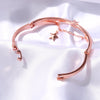 Star Drop With Austrian Crystals 18K Rose Gold Plated Bracelet