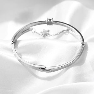 Star Drop With Austrian Crystals 18K White Gold Plated Bracelet