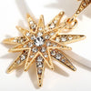 Celestial Star Drop Earring With Austrian Crystals 18K Gold Plated Earring in 18K Gold Plated
