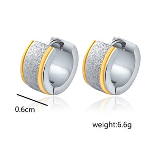 Huggie Earring 18K White Gold Plated Earring in 18K White Gold Plated