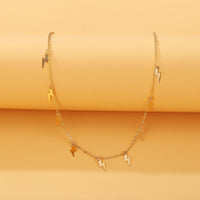 Lighting Bolt Necklace 18K Gold Plated Necklace in 18K Gold Plated
