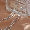Link Chain Necklace 18K White Gold Plated Necklace in 18K White Gold Plated