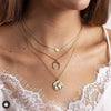 3 Piece Necklace 18K Gold Plated Necklace