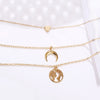 3 Piece Necklace 18K Gold Plated Necklace