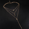 3 Piece Geometric Set 18K Gold Plated Necklace