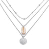 Bohemian and Shell 3 Piece Layer 18K Gold Plated Necklace in 18K Gold Plated