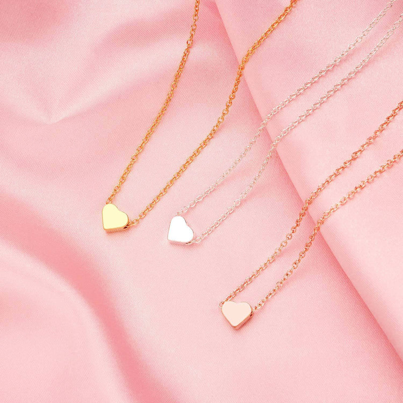 Classic Heart 18K Gold Plated Necklace in 18K Gold Plated