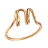 Initial Monogram Ring 18K Gold Plated available A-Z