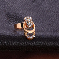 4 Piece Royal Jewelry Set With Gemstone  Crystals 18K Gold Plated Set