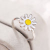3 Piece Daisy Flower Jewelry Set 18K White Gold Plated Set in 18K White Gold Plated
