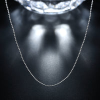 18K White Gold Plated Mini Ball Chain Necklace, , Golden NYC Jewelry, Golden NYC Jewelry jewelryjewelry deals, swarovski crystal jewelry, groupon jewelry,, jewelry for mom,