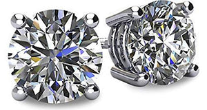 Swarovski Elements Princess Cut- Silver Plating Stud Princess Earrings- Options Available