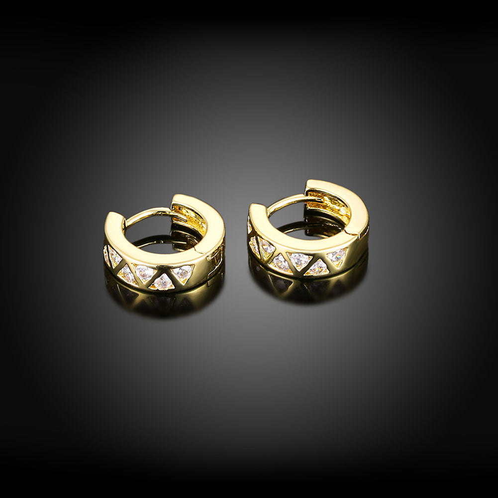 Solitaire Swarovski Elements Mini Clip On Earrings