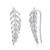 Sterling Silver Austrian Elements Tree Branch Earrings