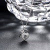 Sterling Silver Key To My Heart Swarovski Necklace