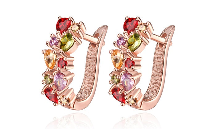 Mona Lisa Crystal Earrings Made with Swarovski Elements