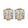 Swarovski Elements Princess Cut Square Stud
