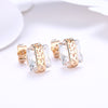 Swarovski Elements Princess Cut Square Stud