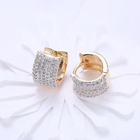 Swarovski Crystals 15mm Pave Huggie Earring
