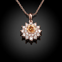 Swarovski Crystal Filled Fire & Ice Necklace