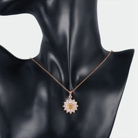 Swarovski Crystal Filled Fire & Ice Necklace