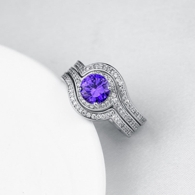 1.90 CTTW Tanzanite Curved Pave In White Gold Ring, , Golden NYC Jewelry, Golden NYC Jewelry jewelryjewelry deals, swarovski crystal jewelry, groupon jewelry,, jewelry for mom,