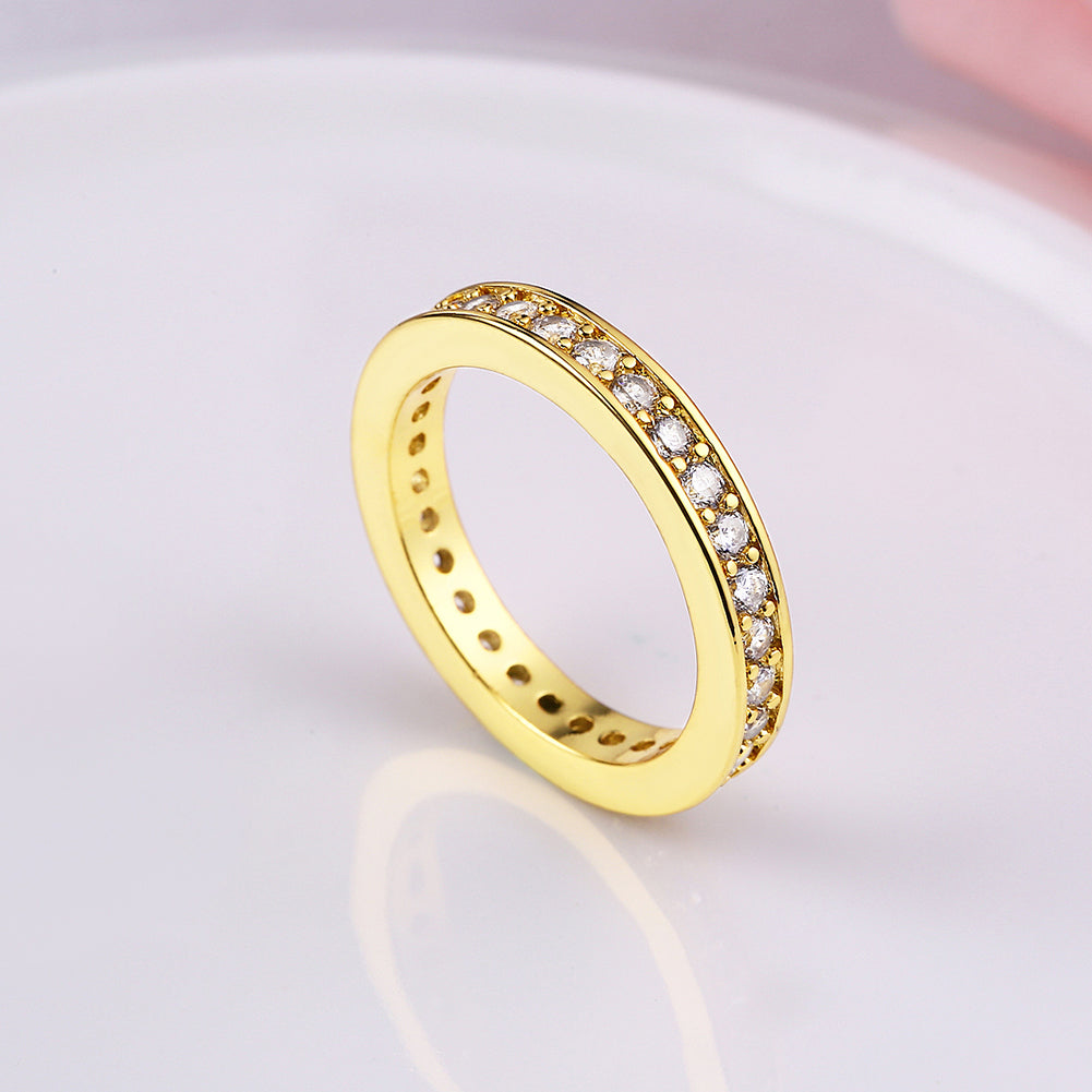 18K GoldClassic Pave Midi Ring, , Golden NYC Jewelry, Golden NYC Jewelry jewelryjewelry deals, swarovski crystal jewelry, groupon jewelry,, jewelry for mom,