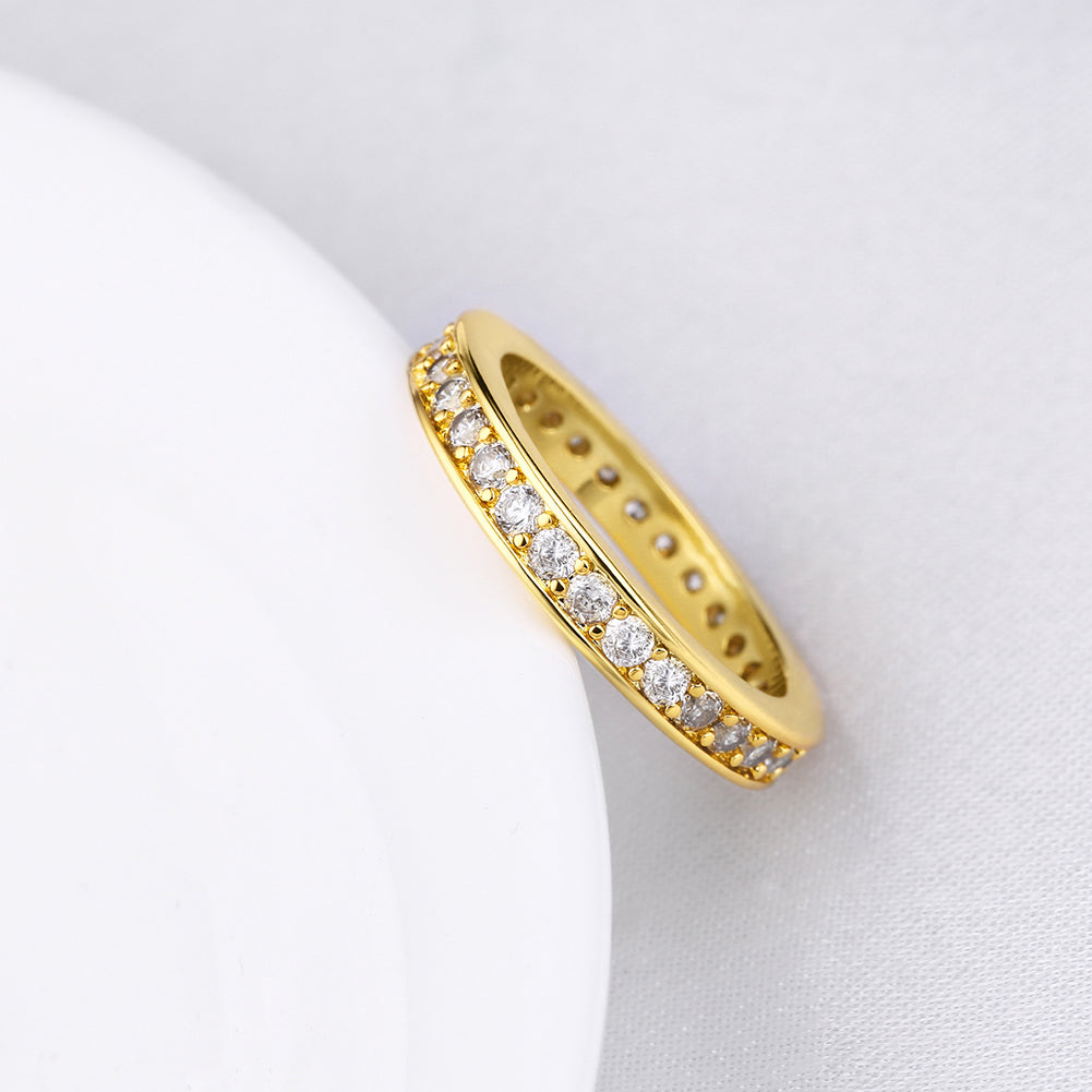 18K GoldClassic Pave Midi Ring, , Golden NYC Jewelry, Golden NYC Jewelry jewelryjewelry deals, swarovski crystal jewelry, groupon jewelry,, jewelry for mom,