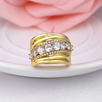 4.19 CTTW Micro-Pave Swarovski Elements Princess Cut Ring, , Golden NYC Jewelry, Golden NYC Jewelry jewelryjewelry deals, swarovski crystal jewelry, groupon jewelry,, jewelry for mom,