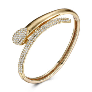 Swarovski Crystal Pave Drop Bangle