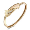 Swarovski Crystal Ribbon Tie Bangle - Golden NYC Jewelry www.goldennycjewelry.com fashion jewelry for women