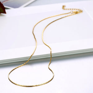 18K Rose Gold Plated Singapore Chain 18", Necklaces, Golden NYC Jewelry, Golden NYC Jewelry  jewelryjewelry deals, swarovski crystal jewelry, groupon jewelry,, jewelry for mom,