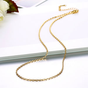 18K Gold Plated Sleek Link Chain Necklace, , Golden NYC Jewelry, Golden NYC Jewelry  jewelryjewelry deals, swarovski crystal jewelry, groupon jewelry,, jewelry for mom,