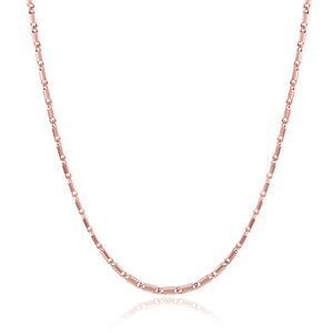 18K Rose Gold Plated Mini Curb Chain Necklace, , Golden NYC Jewelry, Golden NYC Jewelry  jewelryjewelry deals, swarovski crystal jewelry, groupon jewelry,, jewelry for mom,